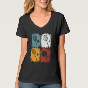 T-shirt Racketlon Tournoi Sport Avec 4 Disciplines