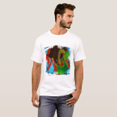 T-shirt raclement au néon (Devant entier)