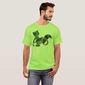 T-shirt "Racoon de danse polynésienne de tambour de (Devant entier)