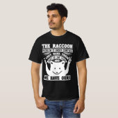 T-shirt Racoon ordures panda voleur de chat rue (Devant entier)
