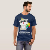 T-shirt Racoonicorn Funny Trash Panda Raccoon Unicorn (Devant entier)