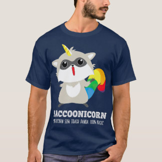 T-shirt Racoonicorn Funny Trash Panda Raccoon Unicorn