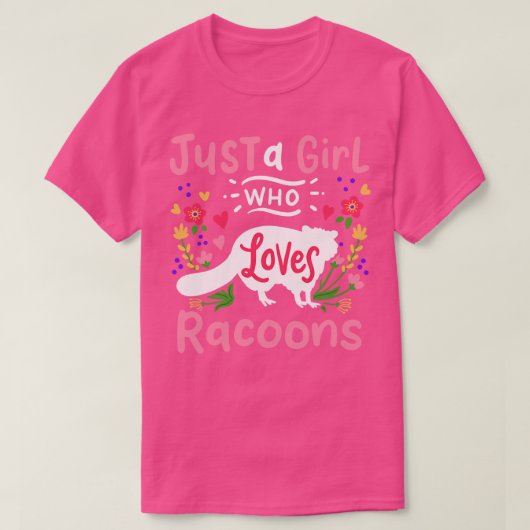 T-shirt Racoons Racoon Lover 1 (Design devant)