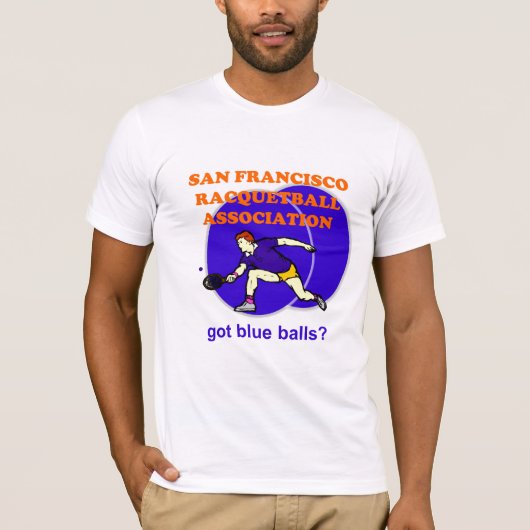 T-shirt Racquetball Assoc de San Francisco (Devant)