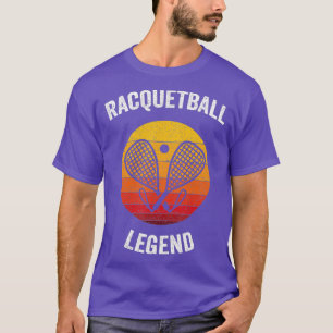 T-shirt Racquetball Legend Tennis Vintage Racquet Ball