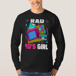 T-shirt Rad 90s Girl 1990s Nostalgie esthétique 90s Girl