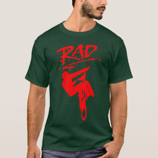 T-shirt RAD BMX Bike Grafitti 80s Movie Radical chemises f