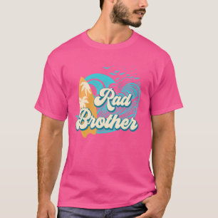 T-shirt Rad Brother The Big One 1st Birday Surf Family M