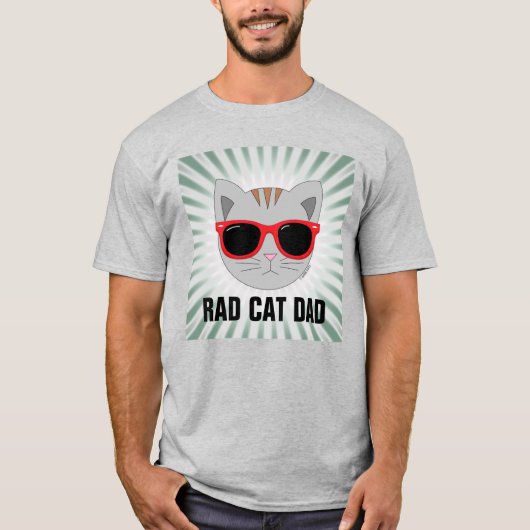 T-shirt RAD CAT DAD Lunettes de soleil Cat (Devant)