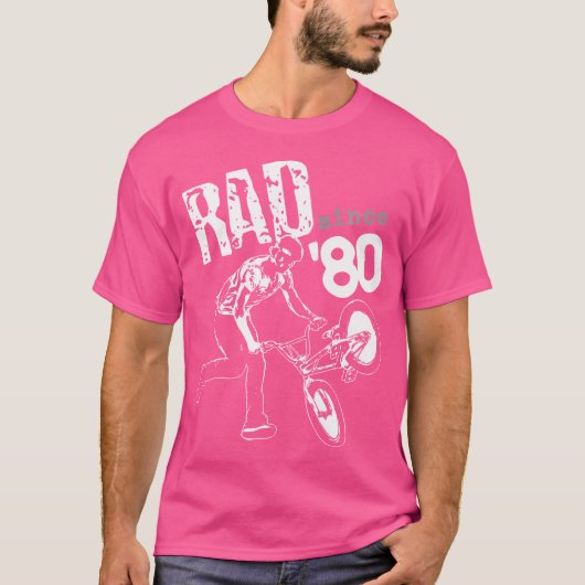 T-shirt Rad Depuis 1980 Bmx (Devant)