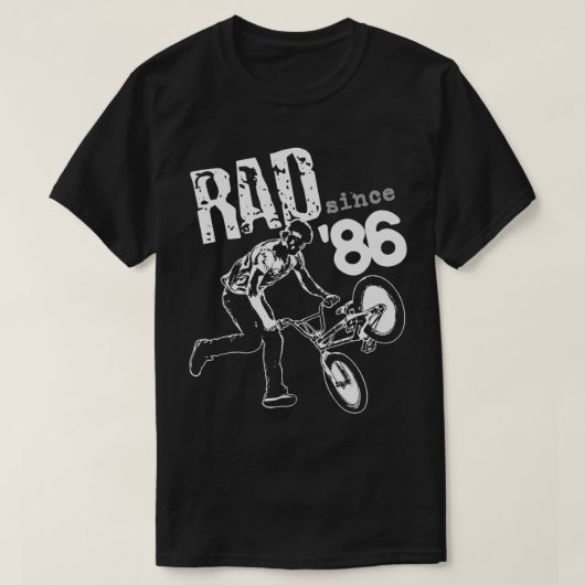 T-shirt Rad depuis 1986 BMX (Design devant)