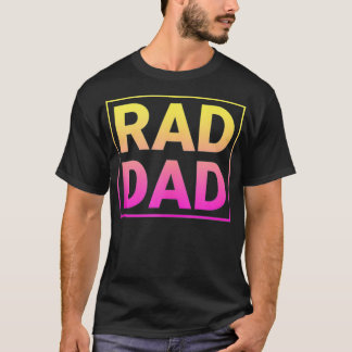 T-shirt Rad Papa Drôle Fête des pères Rad Papa