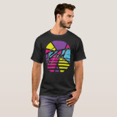 T-shirt Rad Psychedelic Design I Love Les années 80 (Devant entier)