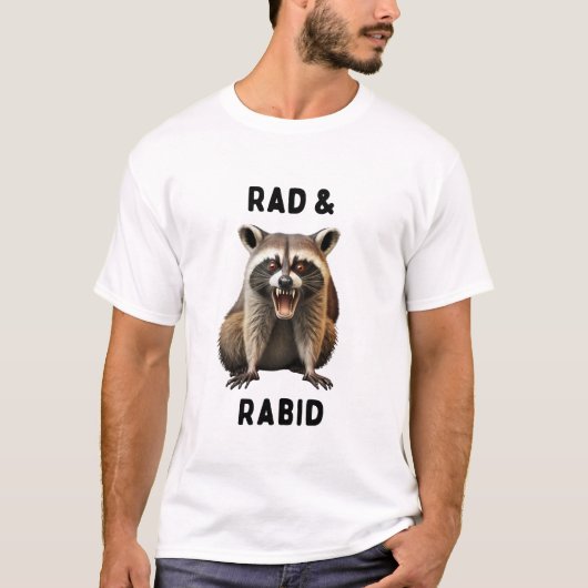 T-shirt Rad & Rabid Raccoon (Devant)