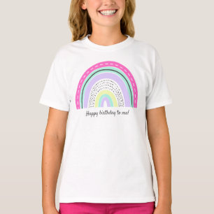 T-shirt Rad Rainbow Girl's Birthday mignon soirée coordonn