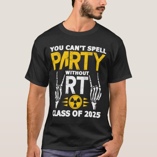 T-shirt Rad Tech Étudiant Rt Cl De 2025 Radiologie Diplôme (Devant)