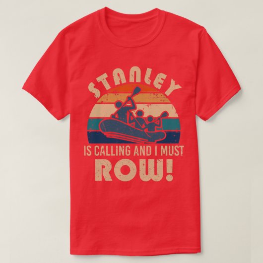 T-shirt Radeau de la rivière Stanley (Design devant)