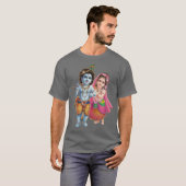 T-SHIRT RADHA KRISHNA (Devant entier)