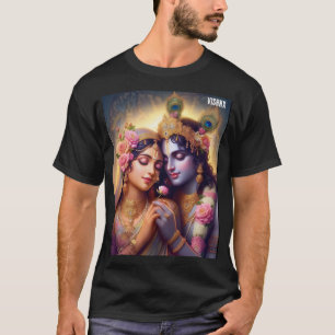T-shirt Radha Krishna Amour Éternel Divin Graphique Spirit
