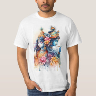 T-shirt Radha Krishna Phone Wallpaper ; Ouvre un nouvel on