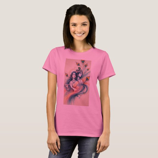 T-SHIRT RADHE KRISHANA (Devant entier)