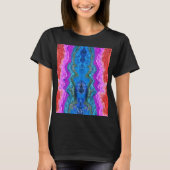 T-shirt "Radiant Reflection" Abstrait coloré  (Devant)