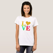 T-shirt Radiant Valentine's Day Tee : Showcase Your Love" (Devant entier)