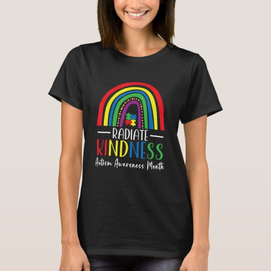 T-shirt Radiate Kindness Autism Awareness (Devant)