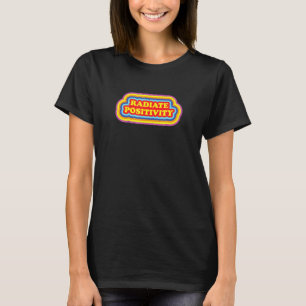 T-shirt Radiate Positivity Y2k Kidcore esthétique 2000