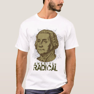 T-shirt radical américain de George Washington