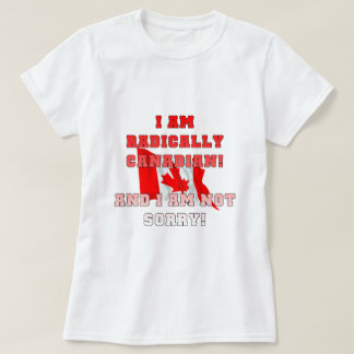T-shirt Radical canadien