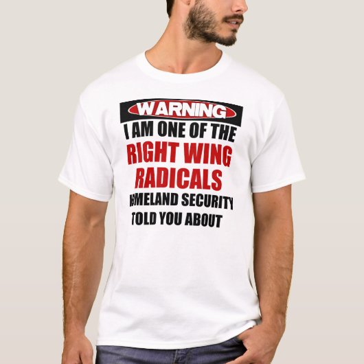 T-shirt Radical de droite (Devant)