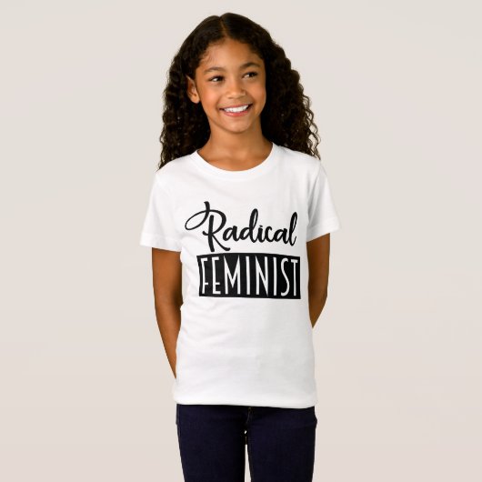 T-Shirt Radical féministe (Devant entier)