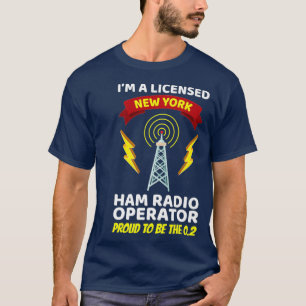 T-shirt Radio amateur Opérateur Funny Ham Radio New York