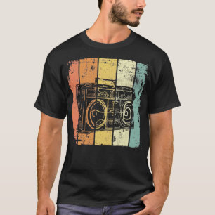 T-shirt Radio boîte de musique vintage