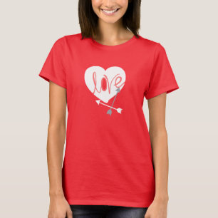 T-shirt Radio Coral Love Heart Arrows