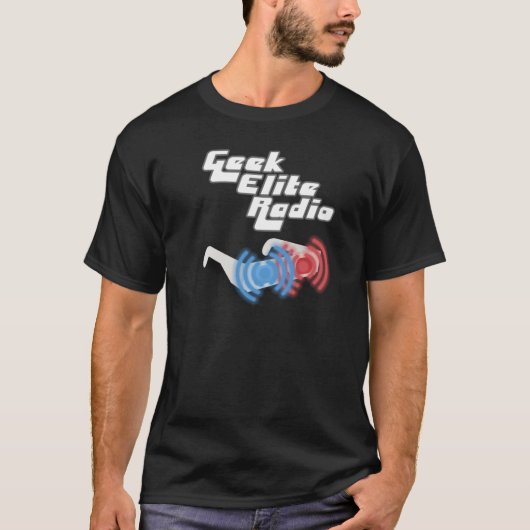 T-shirt Radio d'élite de geek (Devant)
