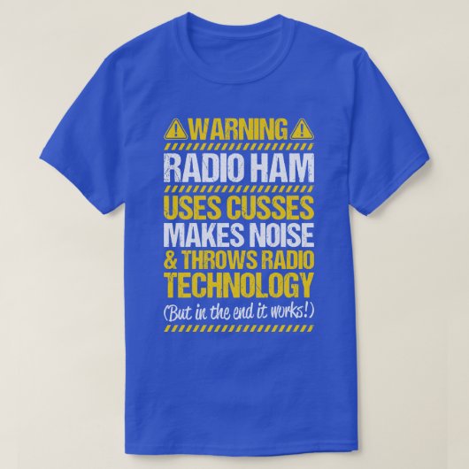 T-shirt Radio Ham Amateur Radio opérateur Ham Radio (10) (Design devant)