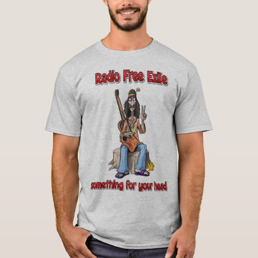 T-shirt radio libre exil (Devant)