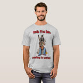 T-shirt radio libre exil (Devant entier)