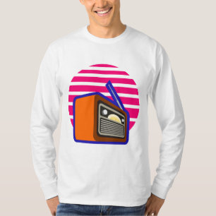 T-Shirt Radio Rétro Graphisme Musique Classique