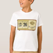 T-shirt Radio rétro-horloge (Devant)