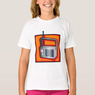 T-shirt Radio Rétro Pop Art des Années 80 Vibrant Vintage
