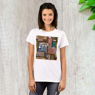 T-shirt Radio Rétro Vintage Antiquités du Milieu du Siècle
