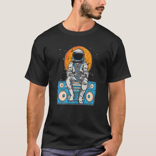 T-shirt Radio Space Astronaut  Astronomy Science Radio Spa (Devant)