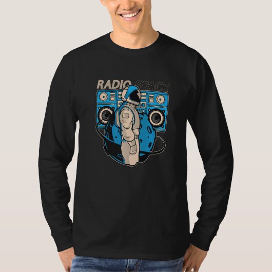 T-shirt Radio Space Science Astronaut  Astronomy Radio Spa (Devant)