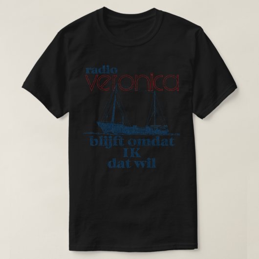T-shirt Radio Veronica 1960 (Design devant)