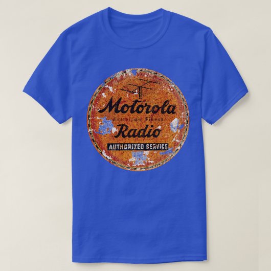 T-shirt Radio Vintage Motorola (Design devant)