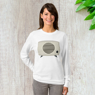 T-shirt Radio Vintage rétro Audio moderne du milieu du siè
