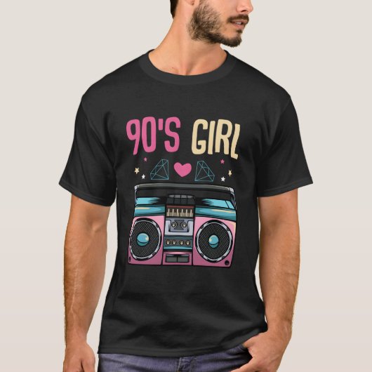 T-shirt Radio vintage style 90'S (Devant)